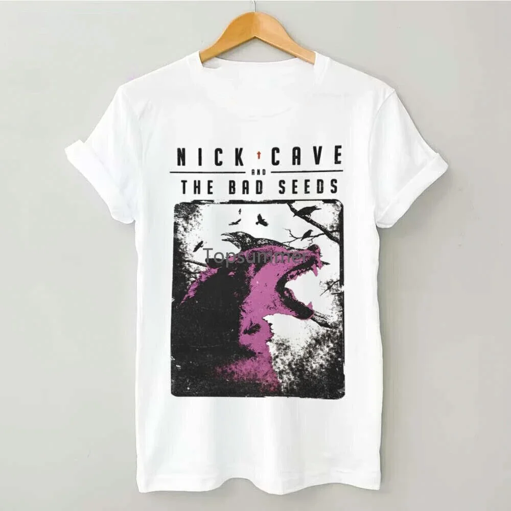 New The Bad Seeds Nick Cave Gift For Fans Unisex White Shirt Full Size Hnd60