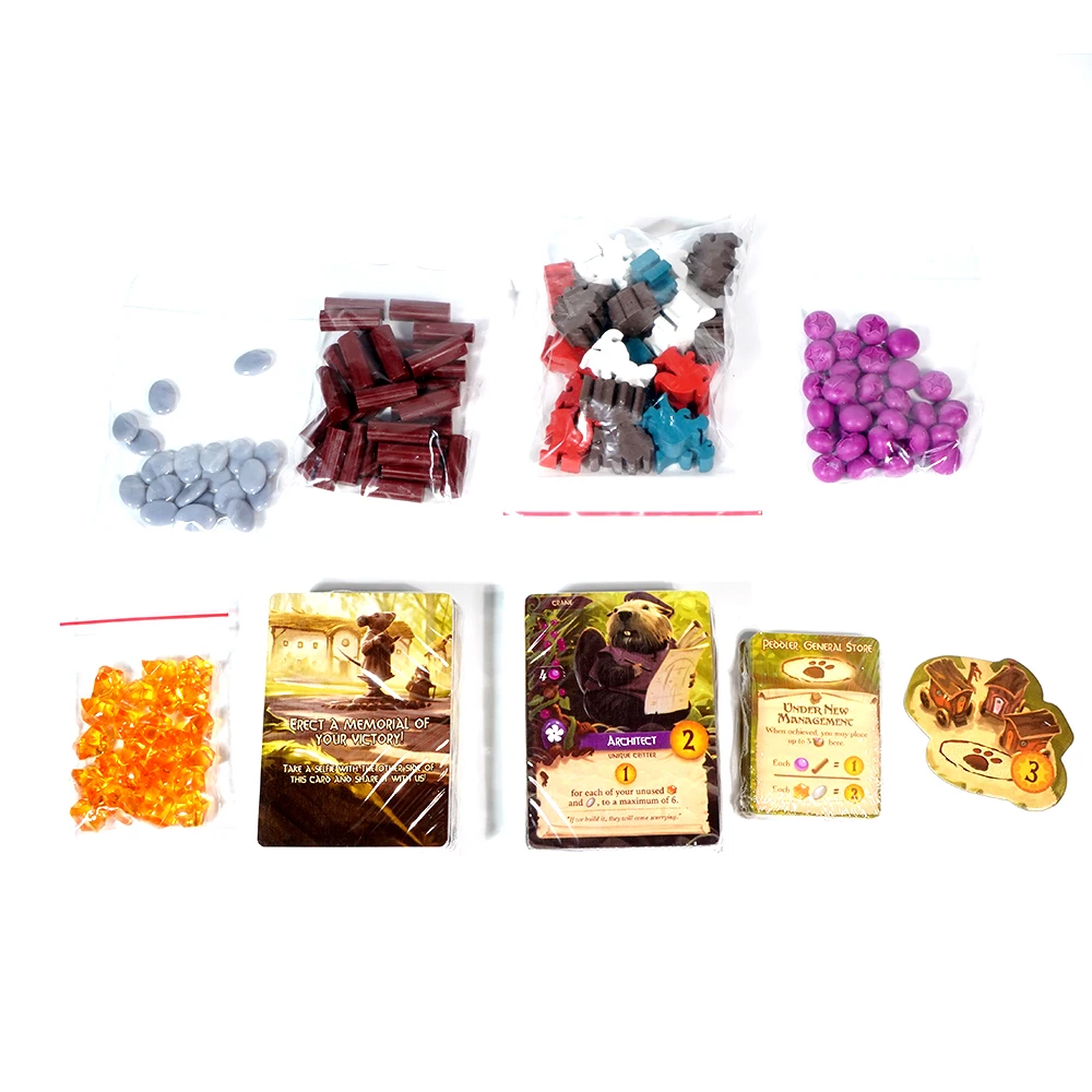 Everdell Board Game 1-4 Players Board Games for Family Game Night English Version Multicolored