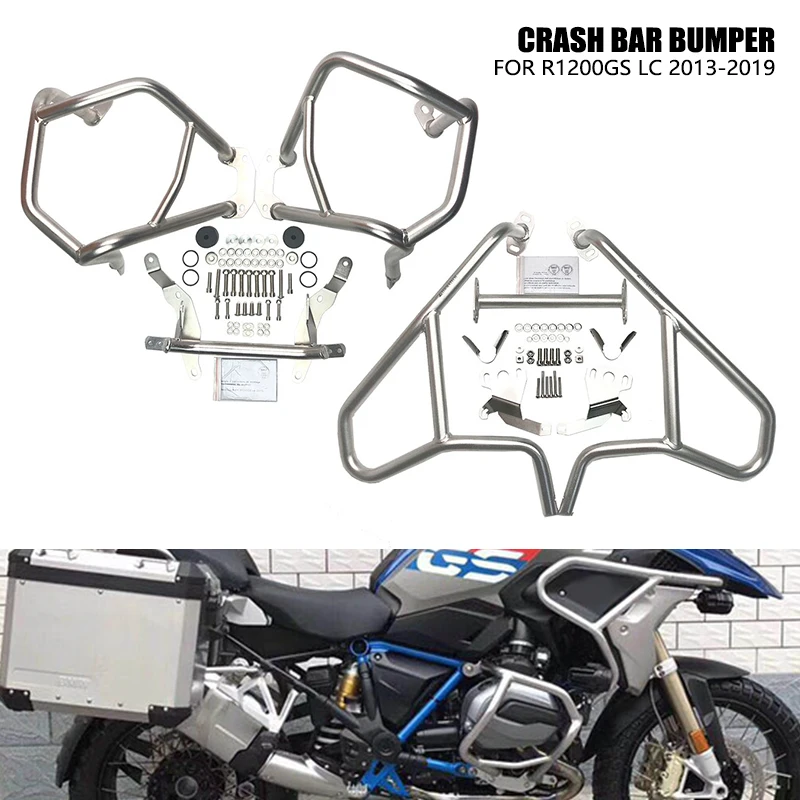 

For BMW R1200GS LC R1200 GS R 1200GS 2013-2019 Motorcycle Accessories Crash Bar Bumper Highway Frame Protector Engine Guard