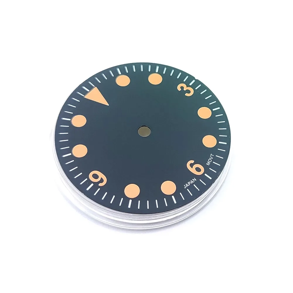 28.5MM VINTAGE WATERPROOF WATCH DIAL DATE LITERALLY APPLICABLE TO NH35/36 MOVEMENT MINIMALIST SURFACE