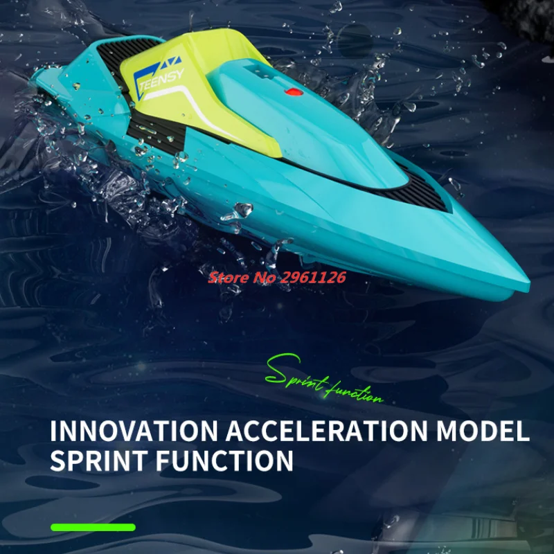 2.4G RC Boat Waterproof Dual Motor High Speed Racing Speedboat Model Electric Remote Control Outdoor Boat Summer Water Paly Toys