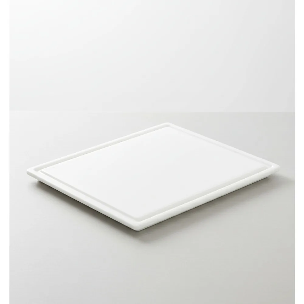 

Heavy-Duty Plastic Cutting Board with Groove, 18x24 Inch, Commercial Kitchen Use for Chefs and Home Cooks