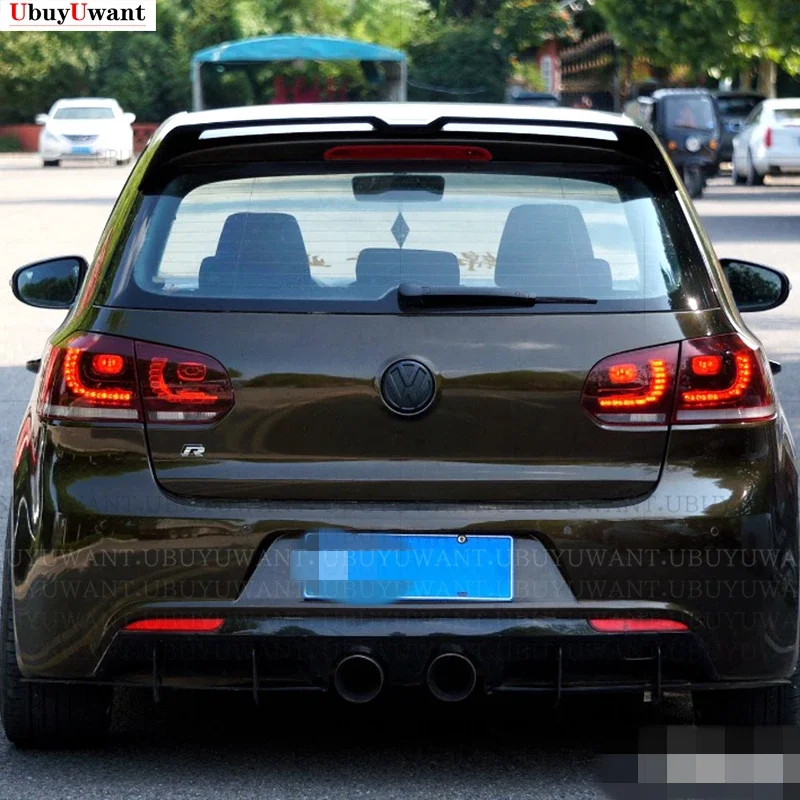 For Volkswagen VW Golf 6 MK6 TDI Spoiler 2010 2011 2012 2013 Rear Window Roof Spoiler VW Golf Rear Spoiler