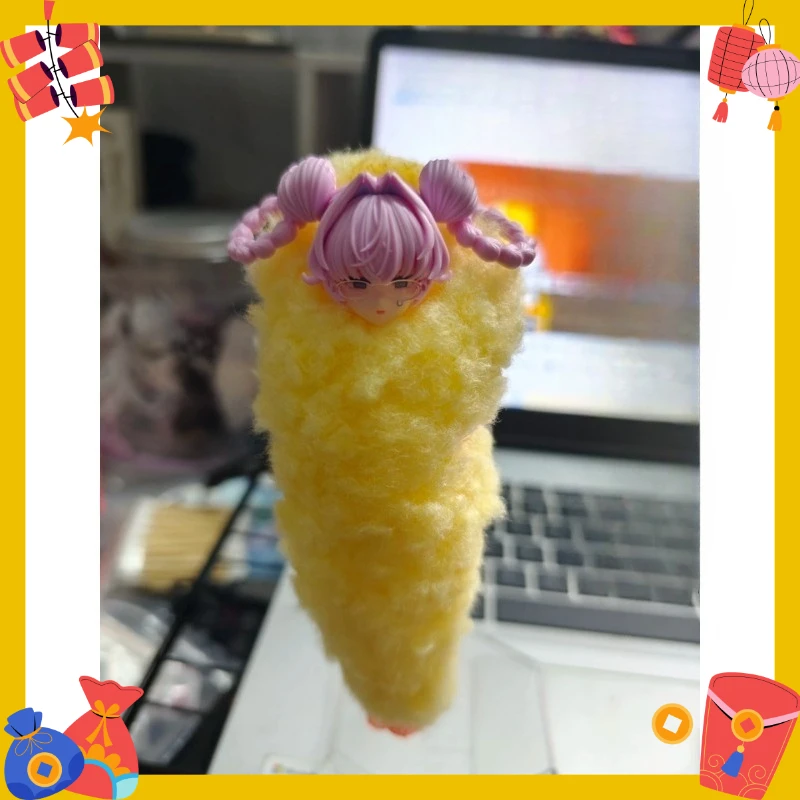 1/12 Scale Gel022 Fashion Yellow Handmade Plush Clothing Model Mecha Girl Accessories for Kotobukiya BD Action Figures Decor