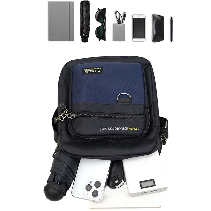 مناسبة للسفر للرجال، مادة نايلون، خفيفة الوزن وبسيطة للخروج، سعة كبيرة، حقيبة رجالية كاجوال #3