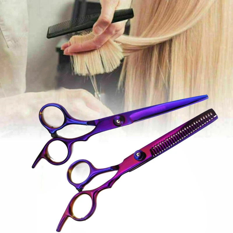 

6 Inch Hairdressing Scissors Stainless Steel Hair Thinning Scissors Hair Cutting Scissors For Hairdresser Barber Accesories