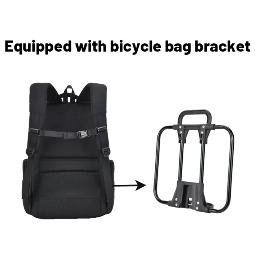 Folding Bicycle Large Capacity Business Travel Multifunctional Backpack For Brompton Bike Outdoor Waterproof Wear-resistant Bag