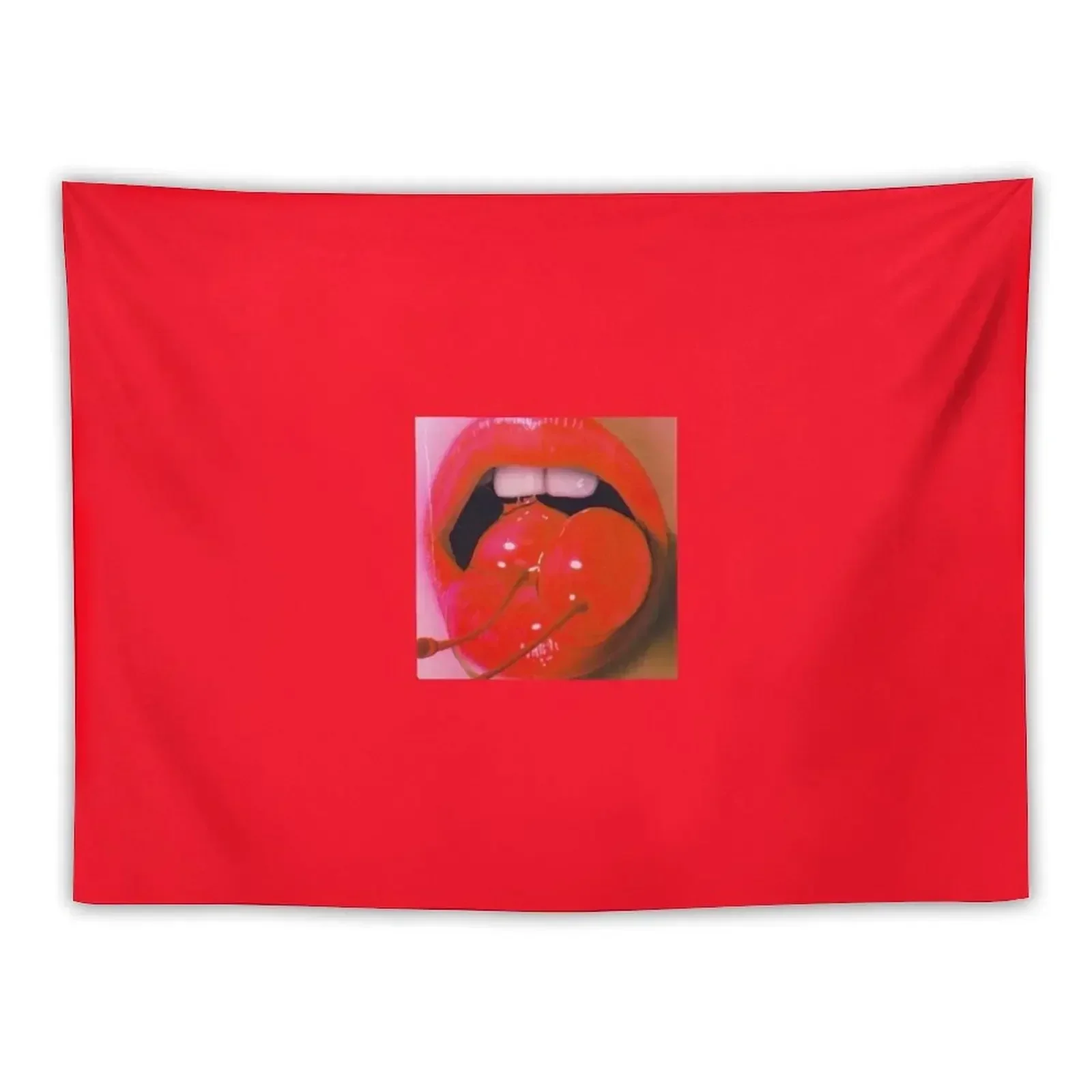 

Retro Cherry Lips Tapestry On The Wall Bathroom Decor Room Ornaments Tapestry