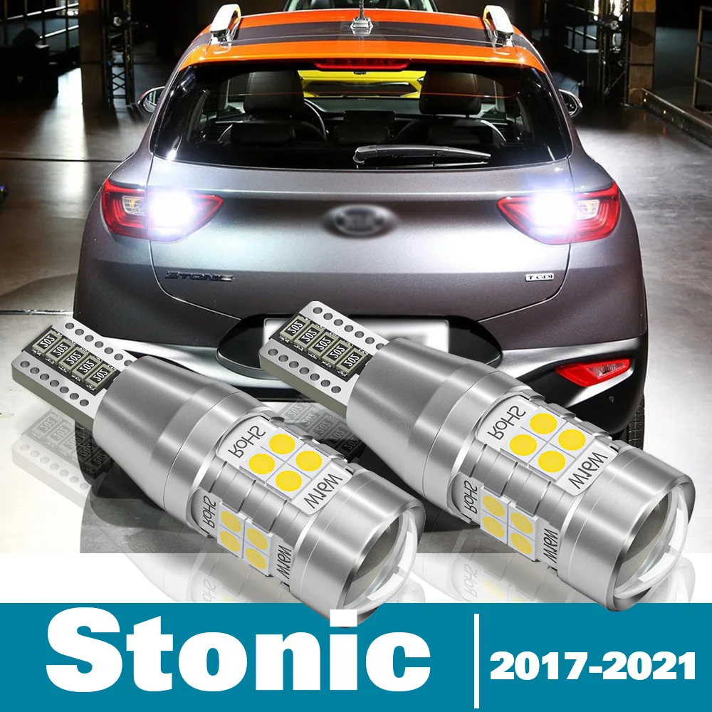 

2pcs LED Reverse Light For Kia Stonic Accessories 2017 2018 2019 2020 2021 Backup Back up Lamp