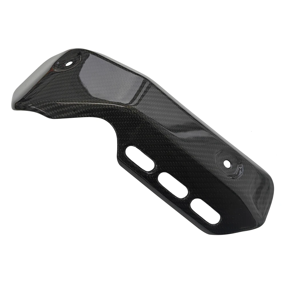 Carbon Fiber Motorcycle Exhausts Pipes Protection Cover for YAMAHA MT-07 MT07 2025-2026 view 5