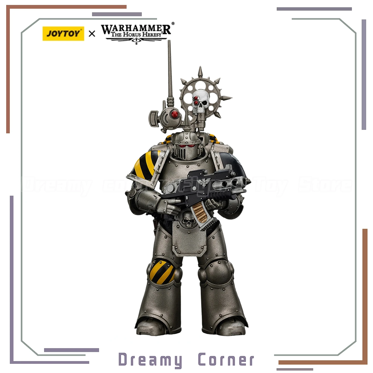 

【In Stock】JOYTOY Warhammer 40K Lron Warriors MKIll Tactical Legionary with Nuncio-vox 1/18 Action Figures Model Toys