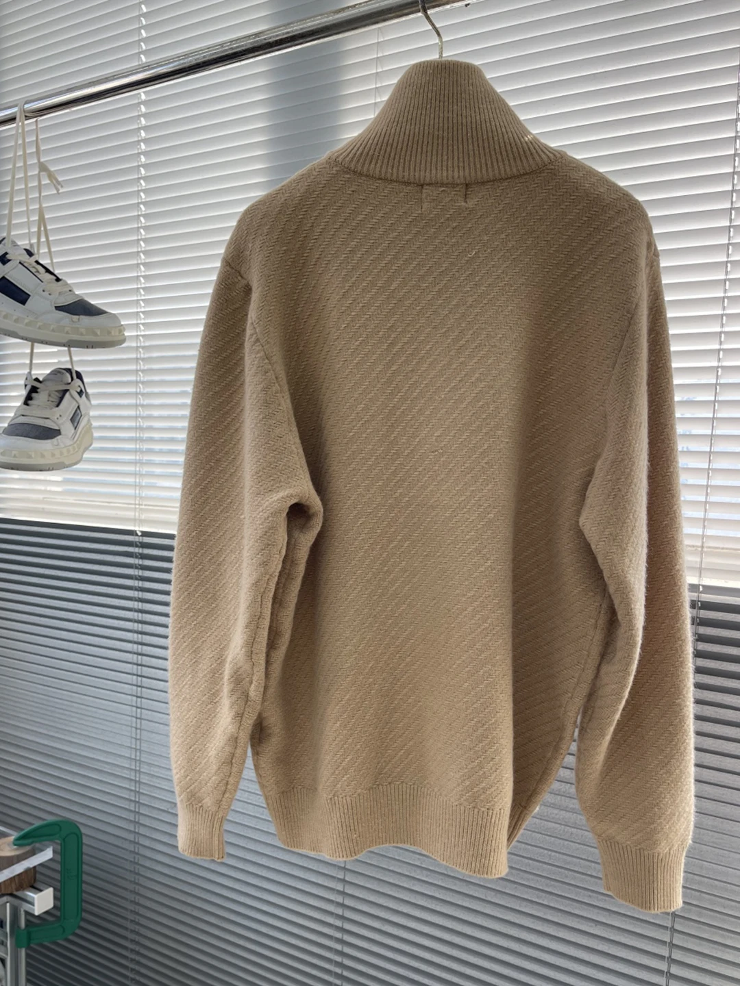 BLLIYOSS Lapel long-sleeved wool shirt Men 2025 FW new warm Comfortable zipper elasticity embroidery high quality size M48-3XL56