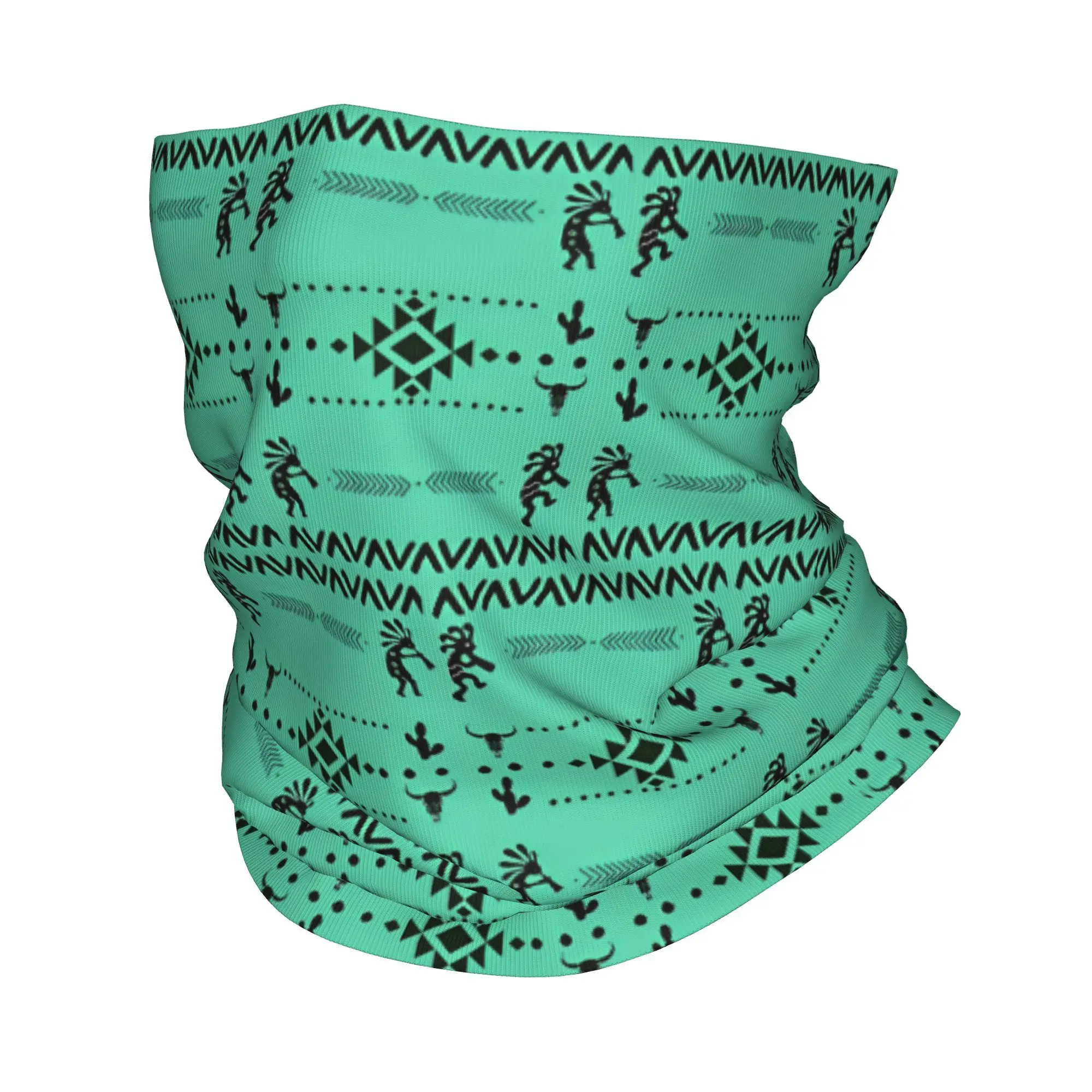 

Kokopelli the Trickster Bandana Neck Cover Printed Wrap Scarf Warm Face Mask Riding Unisex Adult Windproof