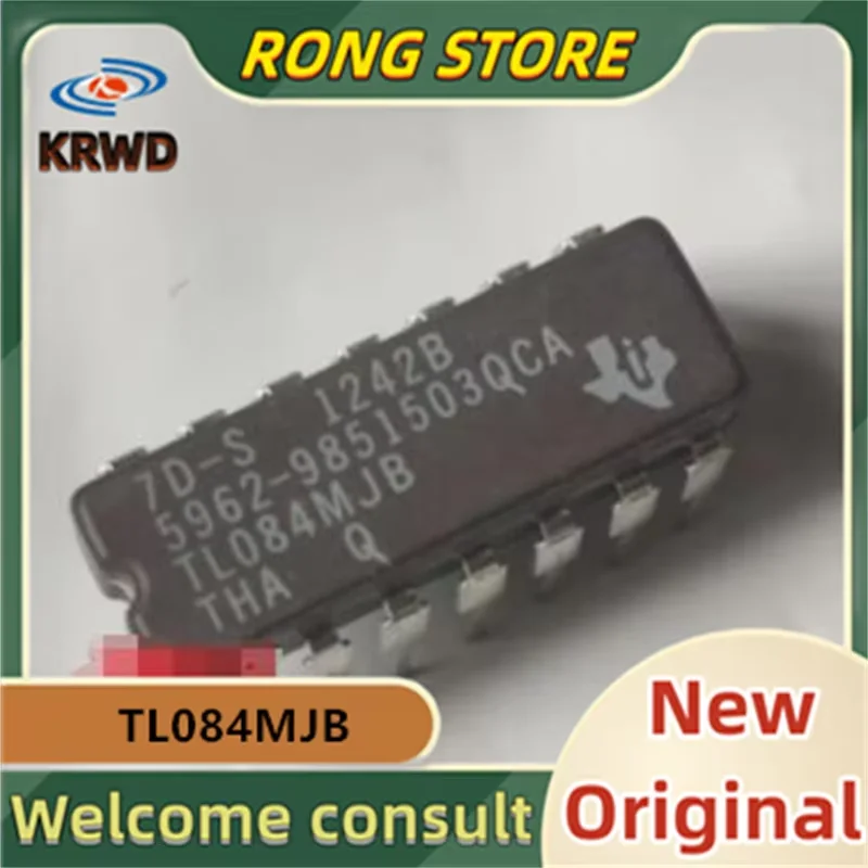 2PCS TL084MJB New and Original Chip IC TL084MJ TL084  DIP-14