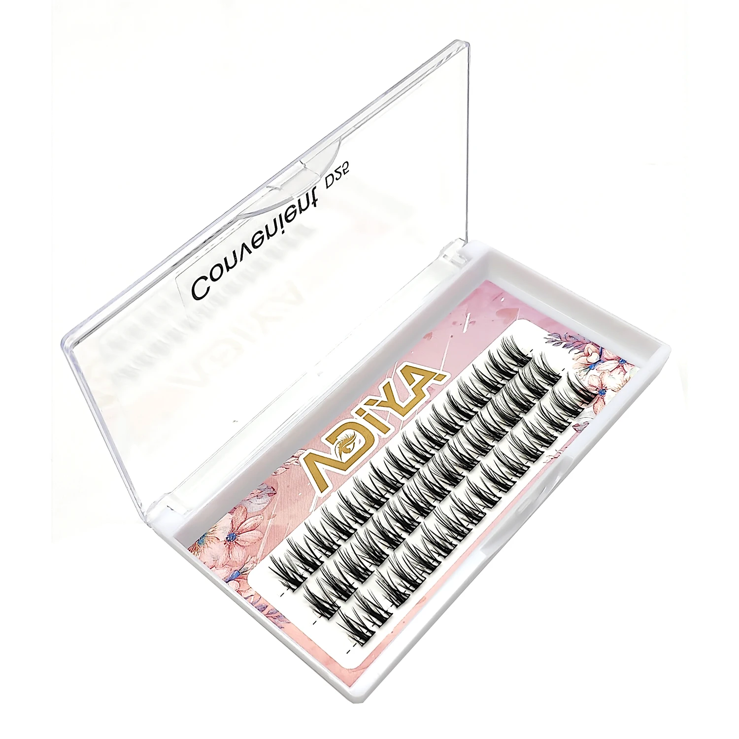 ADIYA 3 Rows Eyelashes Extension Personal Lashes Professional Makeup Individual Cluster Grafting Japanese False EyeLashes