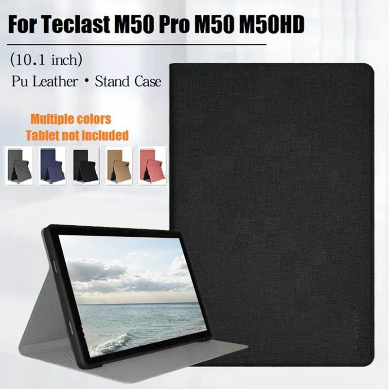 PU Leather Case For Teclast M50 Pro 10.1 Inch Tablet Case Stand Smart Sleep TPU Soft Shell Cover For Teclast M50 M50HD