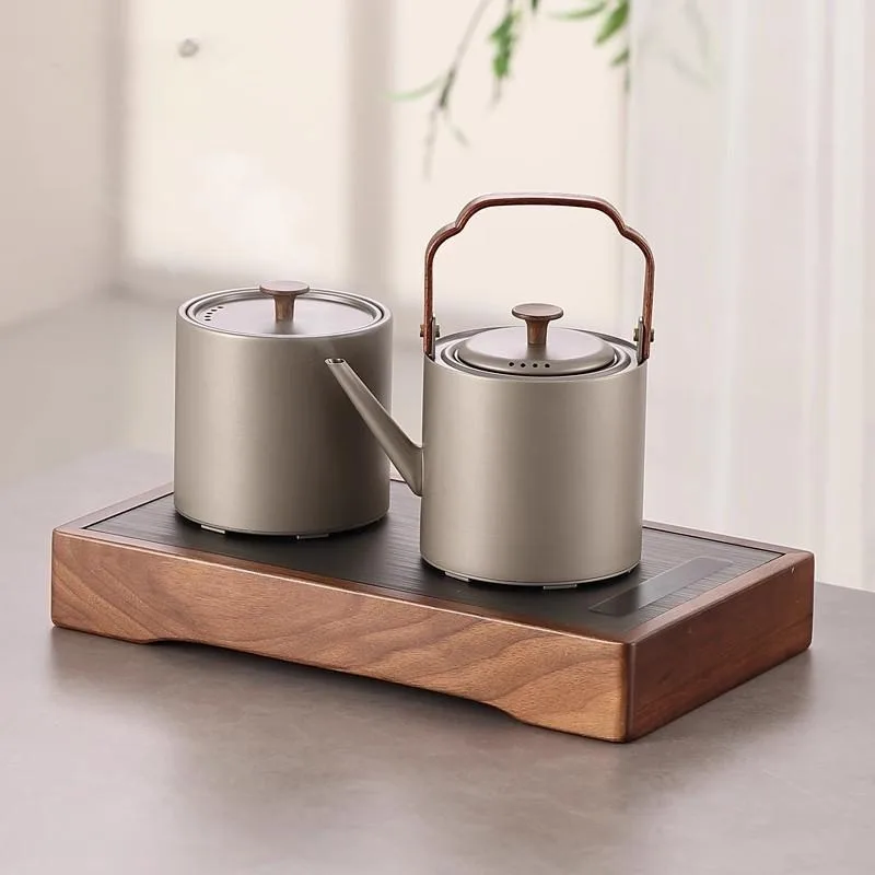 

Pure titanium electric kettle automatic water supply household desktop embedded integrated thermal insulation constant