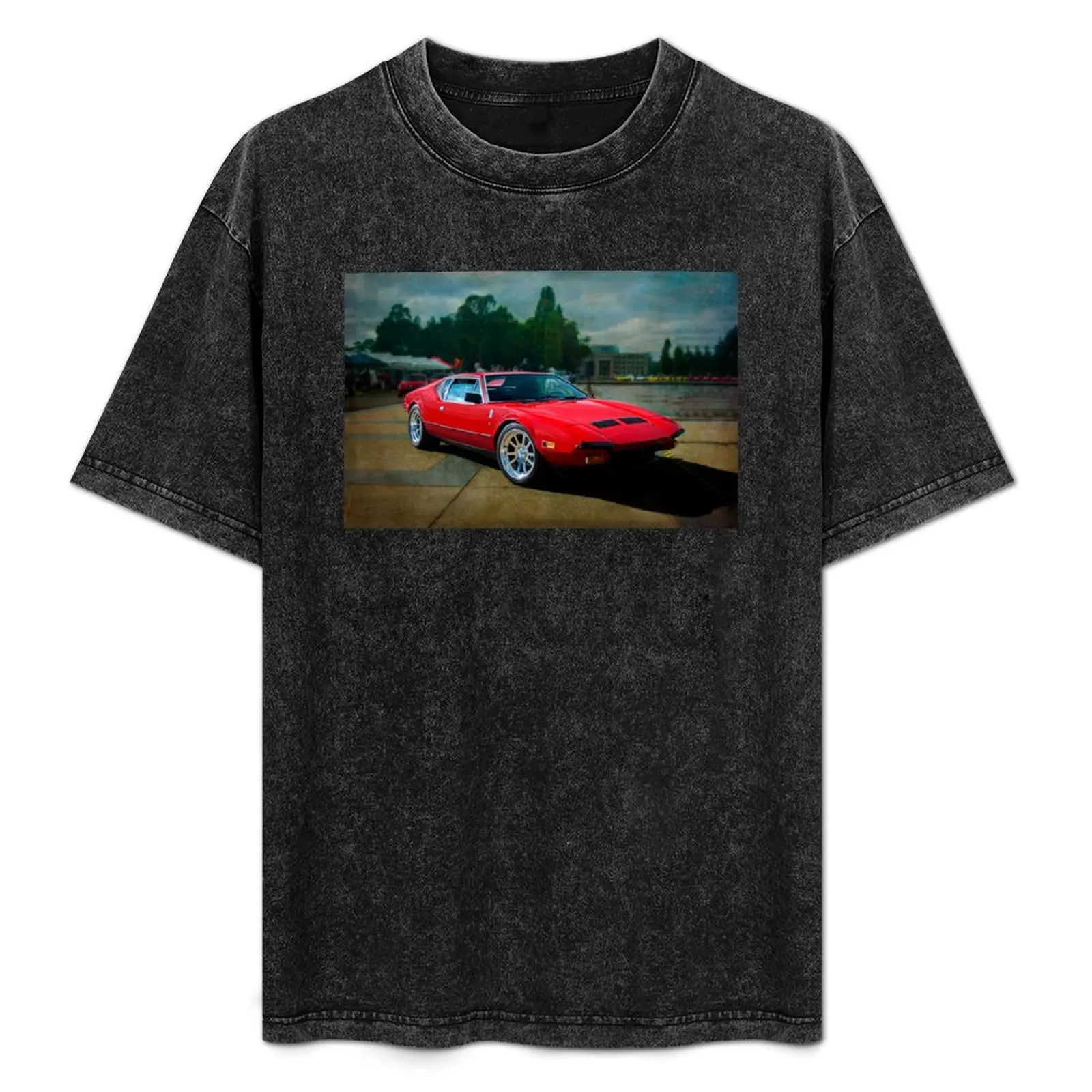 De Tomaso Pantera T-Shirt Outdoor Work Short Sleeve Top