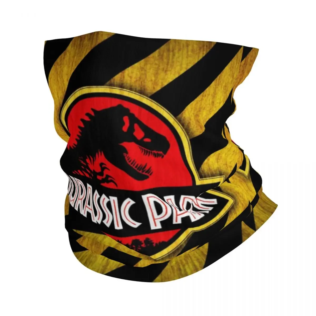 Jurassic Park Bandana Neck Gaiter Windproof Face Scarf Cover Women Men Dinosaur World Headband Tube Balaclava