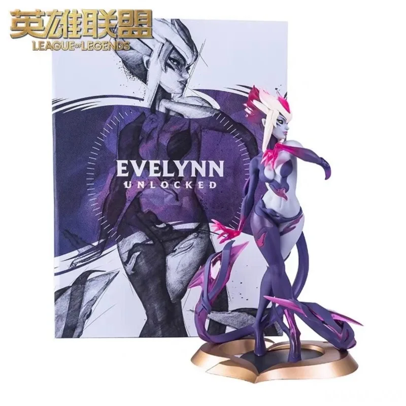 

Original LOL of Legends Widow Evelyn Medium Sized Sculpture Doll Sculpture Anime Action Accessories Model Toy Gift