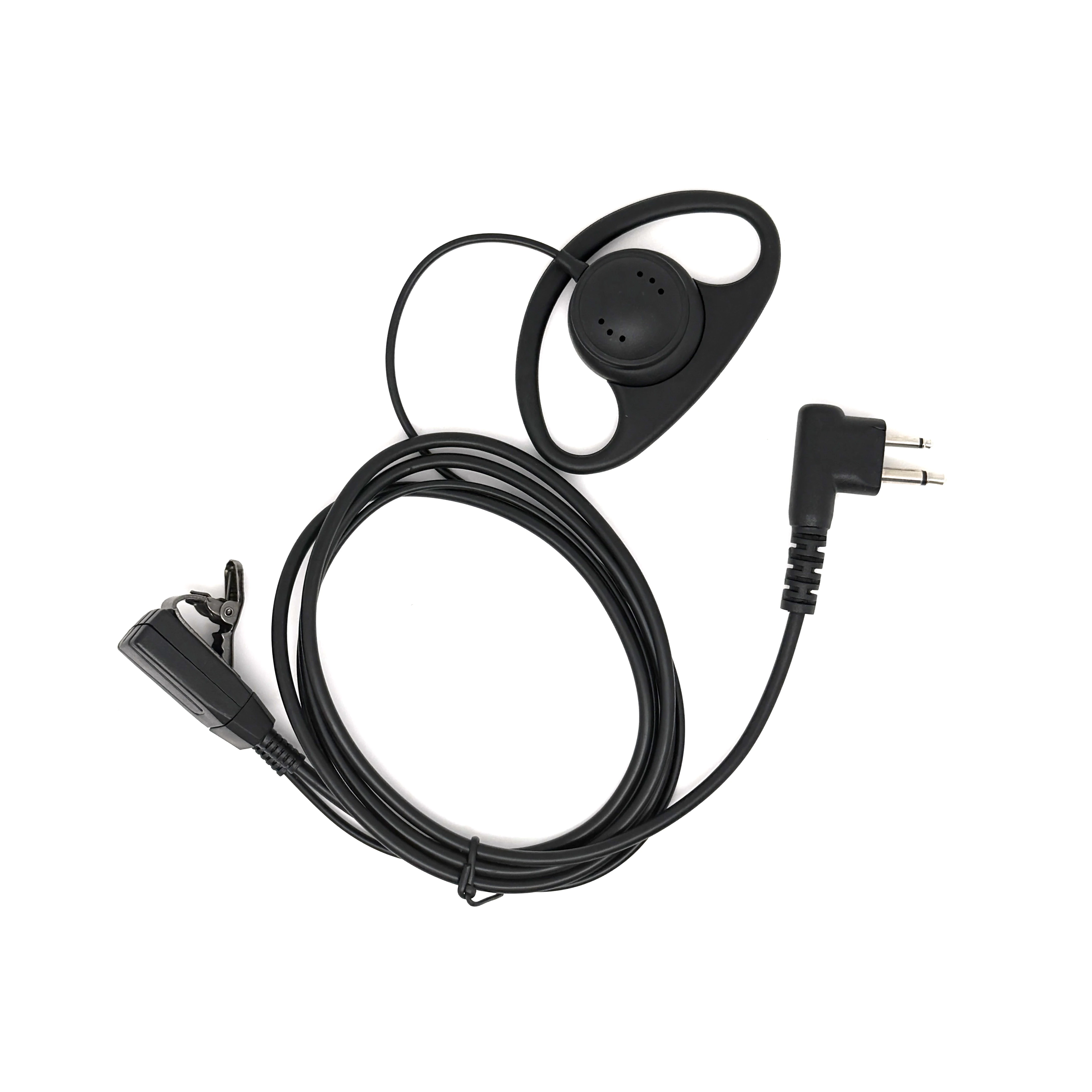 2Pin Advanced D Shape Earhook Ptt Headset Earpiece Mic For Motorola CP040 Gp88S Gp300 Gp68 Gp2000 Gp88 Gp3188 EP450 DEP450 Radio