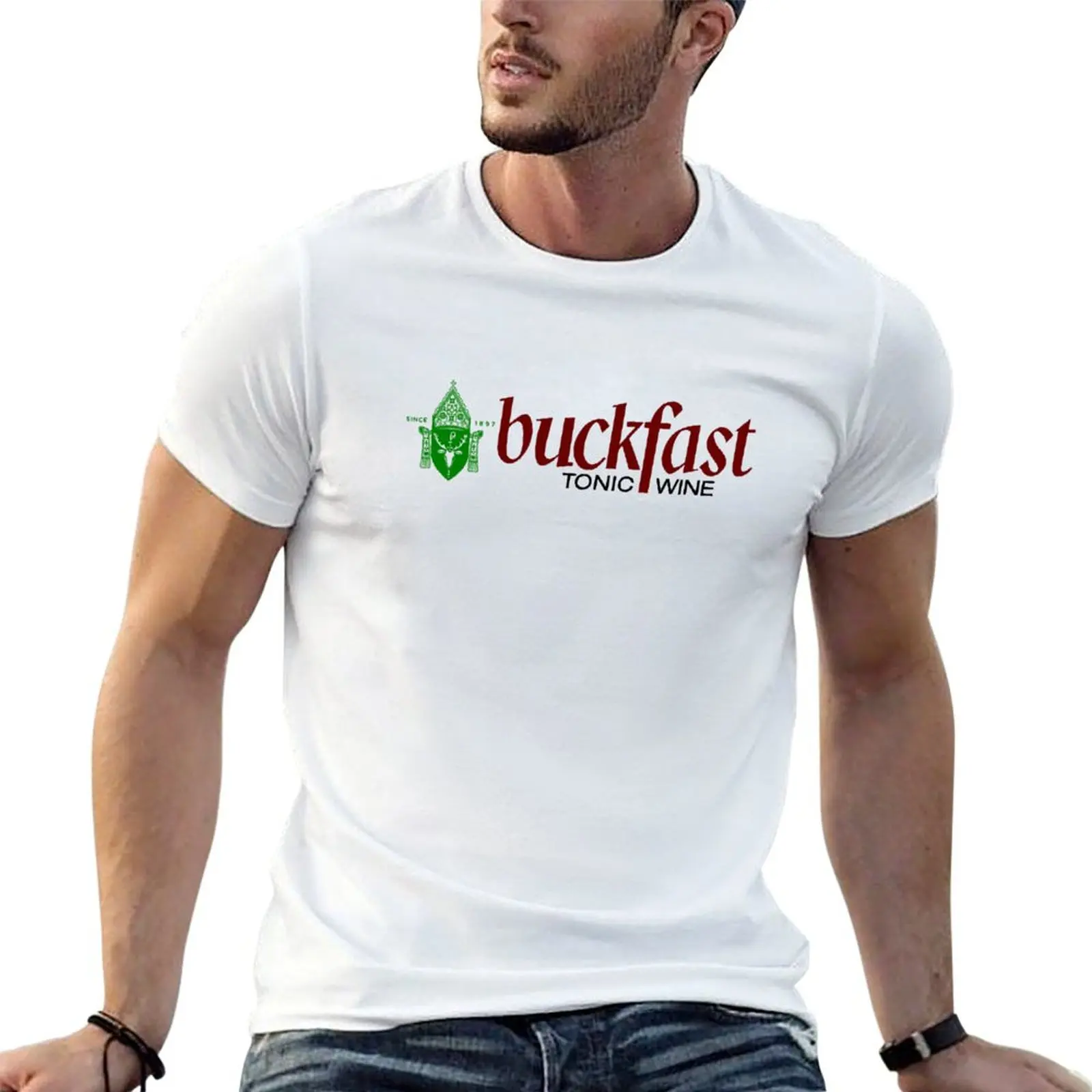 

Buckfast Tonic Wine T-Shirt t shirt for man 100 percent cotton t shirts for man pack white T-Shirt