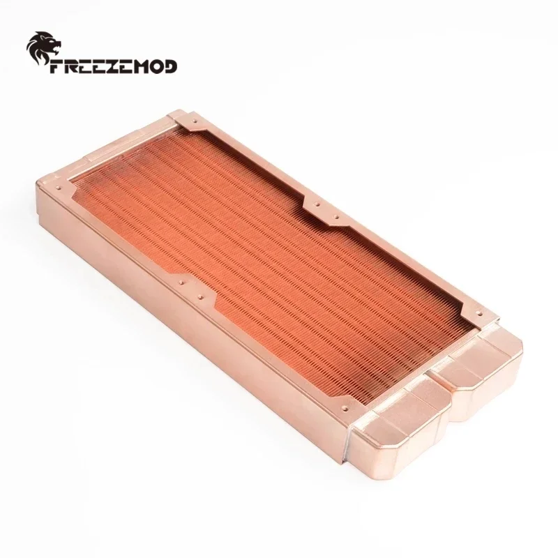 Imagem -03 - Zemod Todo o Cobre 240 Radiador 240 mm Dissipador de Calor para pc Case Sistema de Refrigeração Água Compatível com 120 Ventiladores