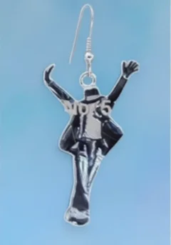 Michael Jackson Earring Pop Dancer MJ Dancing Rock Roll Stud Fashion Enamel Hot Ear Pendant Gift jewelry