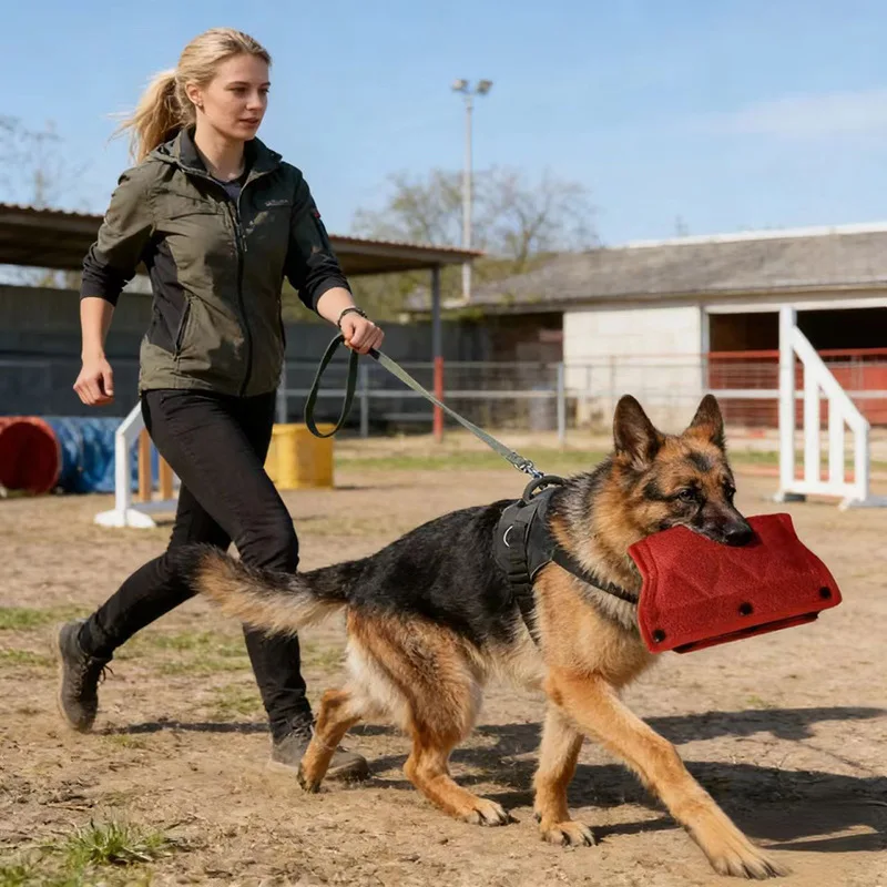 Dog Bite Pillow Entertaining Outdoor Dog Training Protective Sleeve Tear Resistant Thickened Bite Resistant Interactive Toys