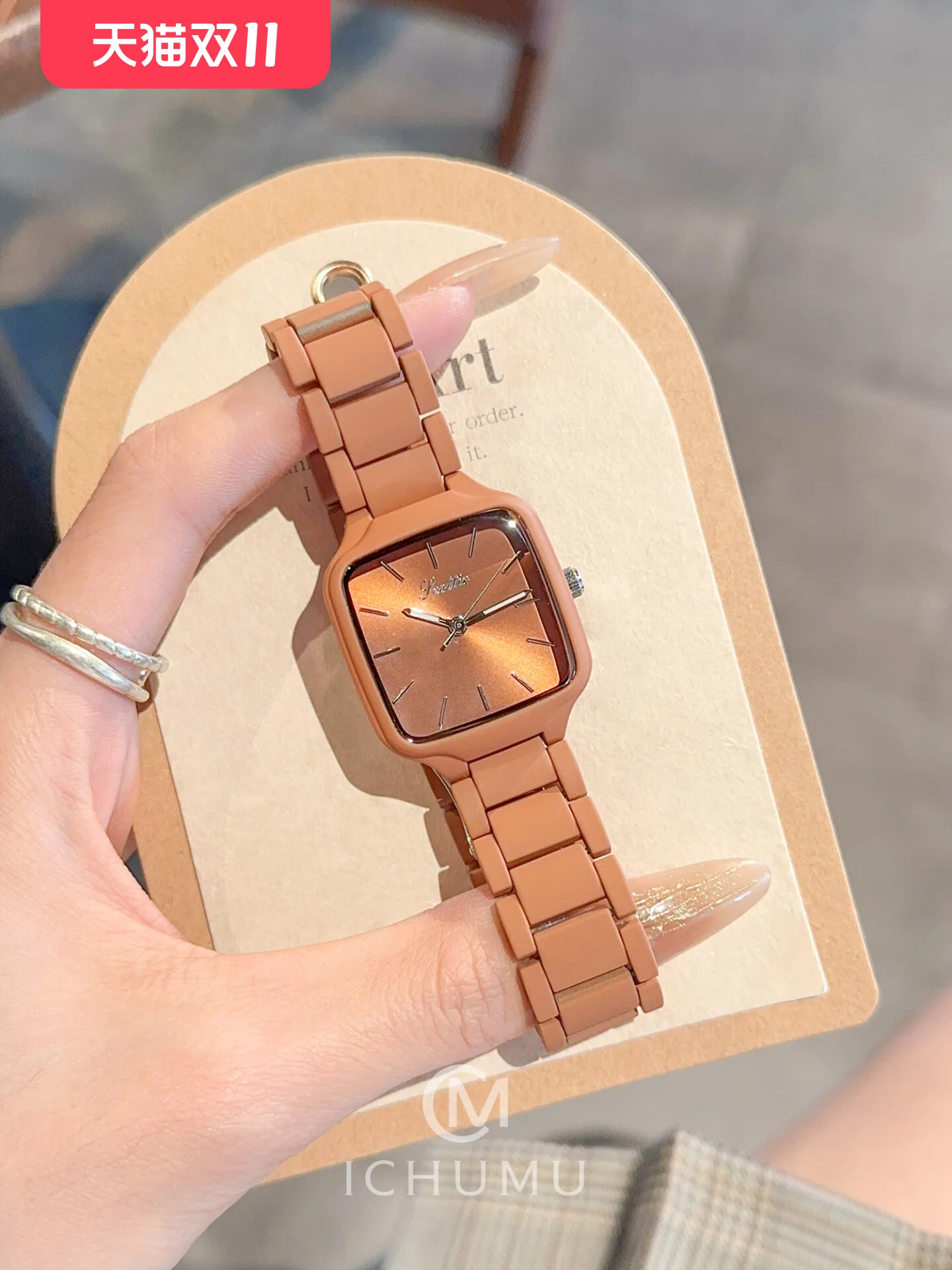 

High-end Selected Watches A minimalist square women's watch with a sophisticated feela new 2025 styleperfect as a gift for women