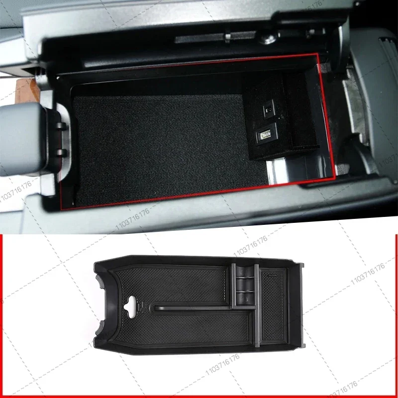 For Mercedes Benz E Class W212 2012-2015 Console Central Armrest Storage Box Multi-function Boxes Car Accessories