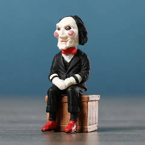 Skräckfilmen Saw Billy Mini Model Figurals Brinquedos Figur 10 best sales Billy Saw Funko Pop - №5
