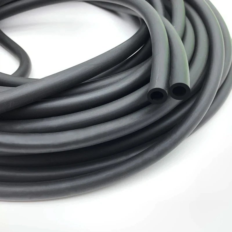 1M I.D 2~19mm Black Nbr Rubber Tube Flexible Aquarium Air Pump Soft Rubber Hose Oil Resistant High Presure Tank Pipe