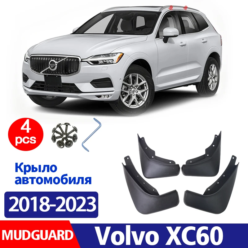 

2018-2023 для Volvo XC60 Брызговики, брызговики, грязеотталкивающие Брызговики, автомобильные аксессуары, брызговики, передние и задние 4 шт.