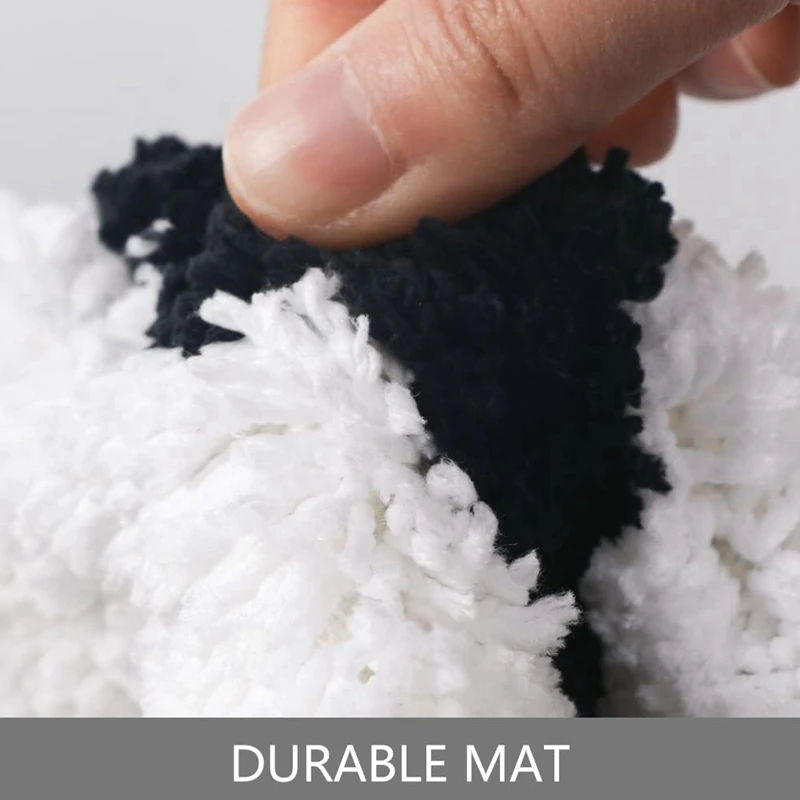 Get Naked Non-Slip Bath Mat 50x80 Cm Black And White Funny Microfiber Rug Tufted Bathroom Decor Floor Carpet Mats