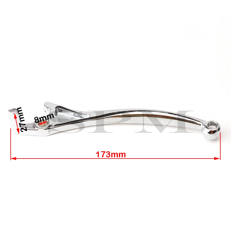 Black /Silver Motorcycle 173mm Aluminum Rightor Left Brake Lever Handle for 90cc 110cc 125cc 140cc PIT PRO Dirt Bike Accessories
