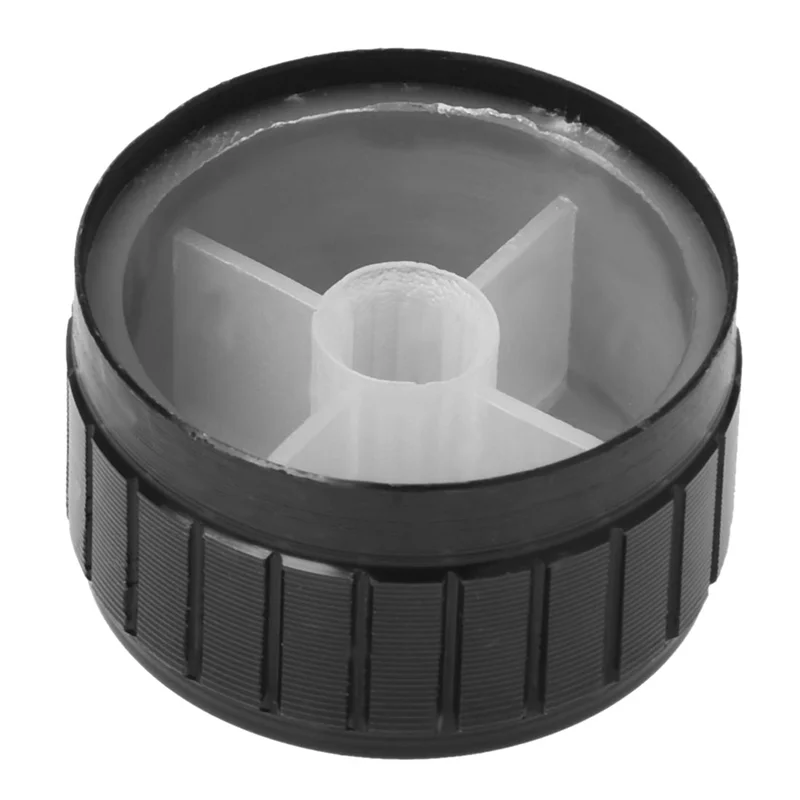 CJSD-8X Black Aluminum Volume Control Amplifier Knob Wheel