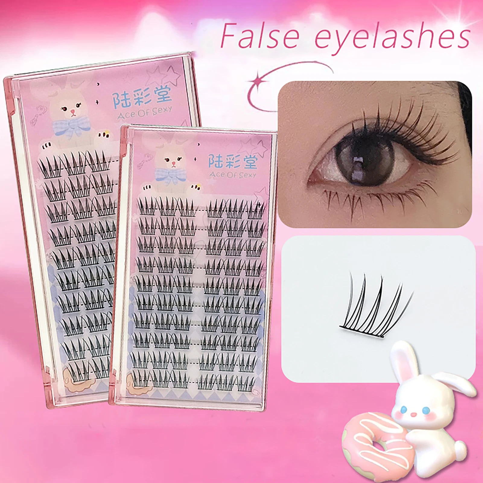Individuelle Wimpern verlängerungen Volumen schwarz individuelle segmentierte Wimpern für Anfänger