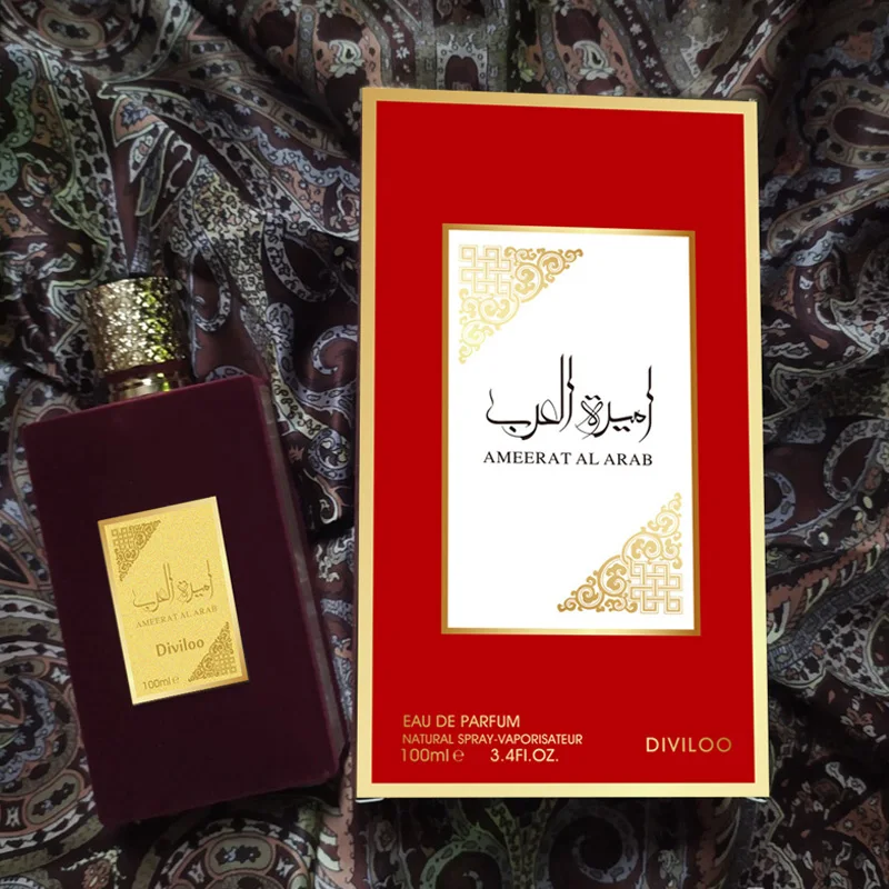 

100ml Rose perfume Middle East Arab perfume Durable Fragrance Holiday Gift Box best gift perfume for men and women