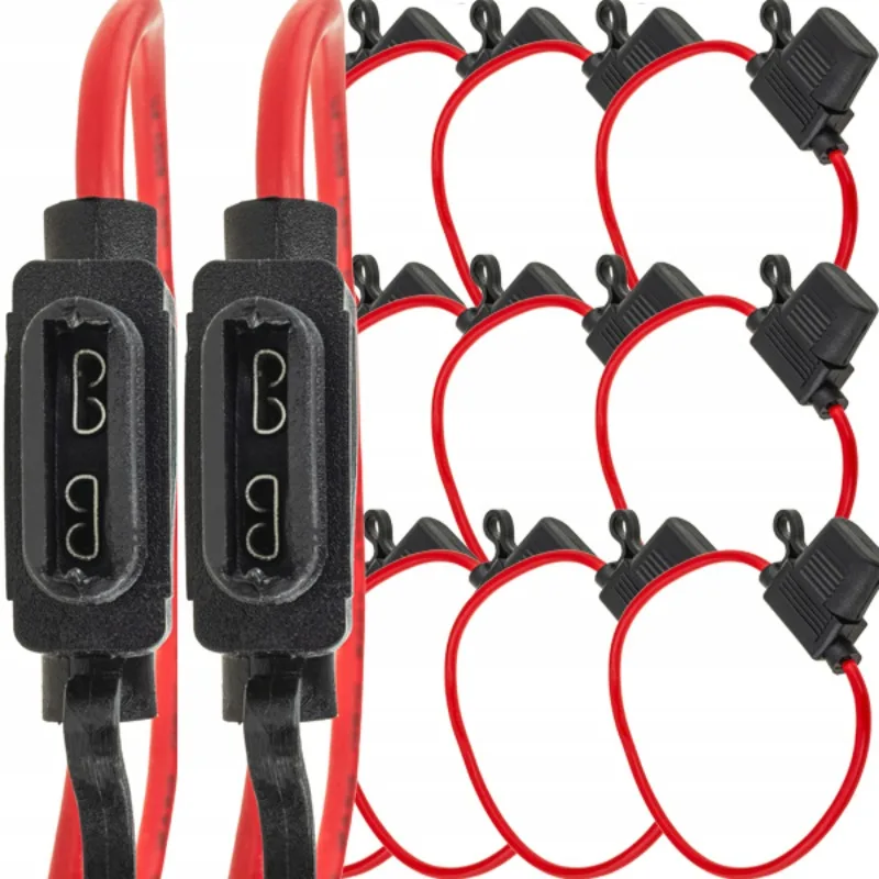 

12V 30A with Fuses Blade Wire Cutoff Switch Socket Automotive Fuse Socket Car Mini Blade Fuse Holder Splash-proof Box