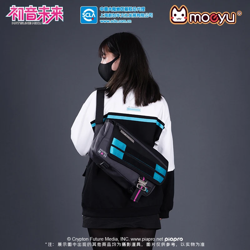 Moeyu Anime Miku Shoulder Bag Messenger Women Bags Vocaloid Cosplay Crossbody bags Handbag School Men\'s bag Tote Bag Original