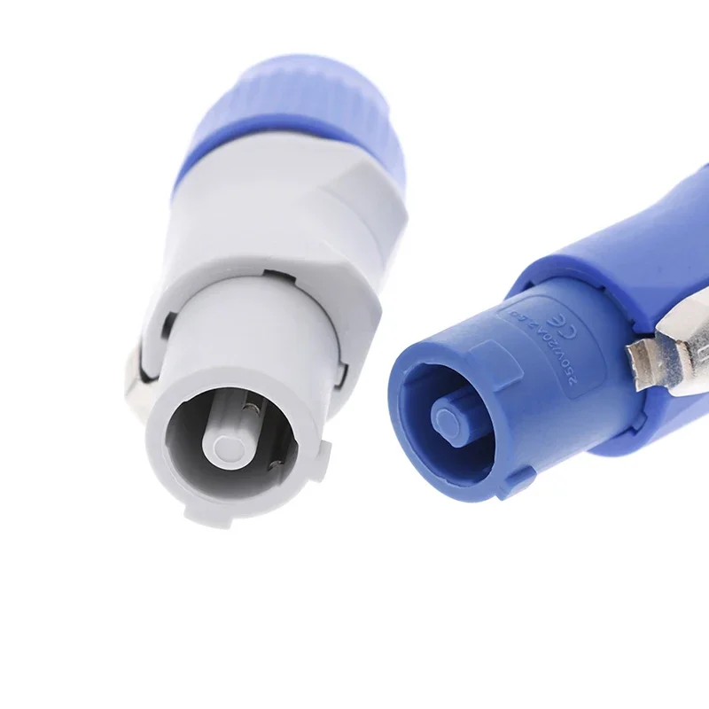 10pcs NAC3FCA Speakon 3-Pin Male Powercon Connector 20A 250V AC Power Plug for Professional Audio And Lighting Equipment