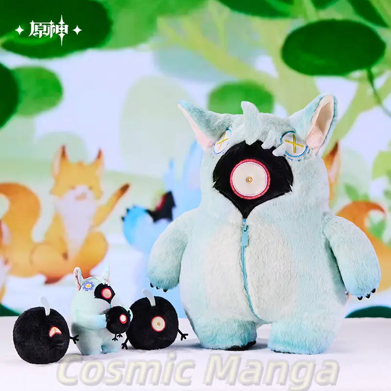 

Genuine MiHoYo Game Genshin Impact Il Dottore Cosplay Plush Bag&Duo Duo Lei Plush Keychain Decoration Pendant Gifts Official