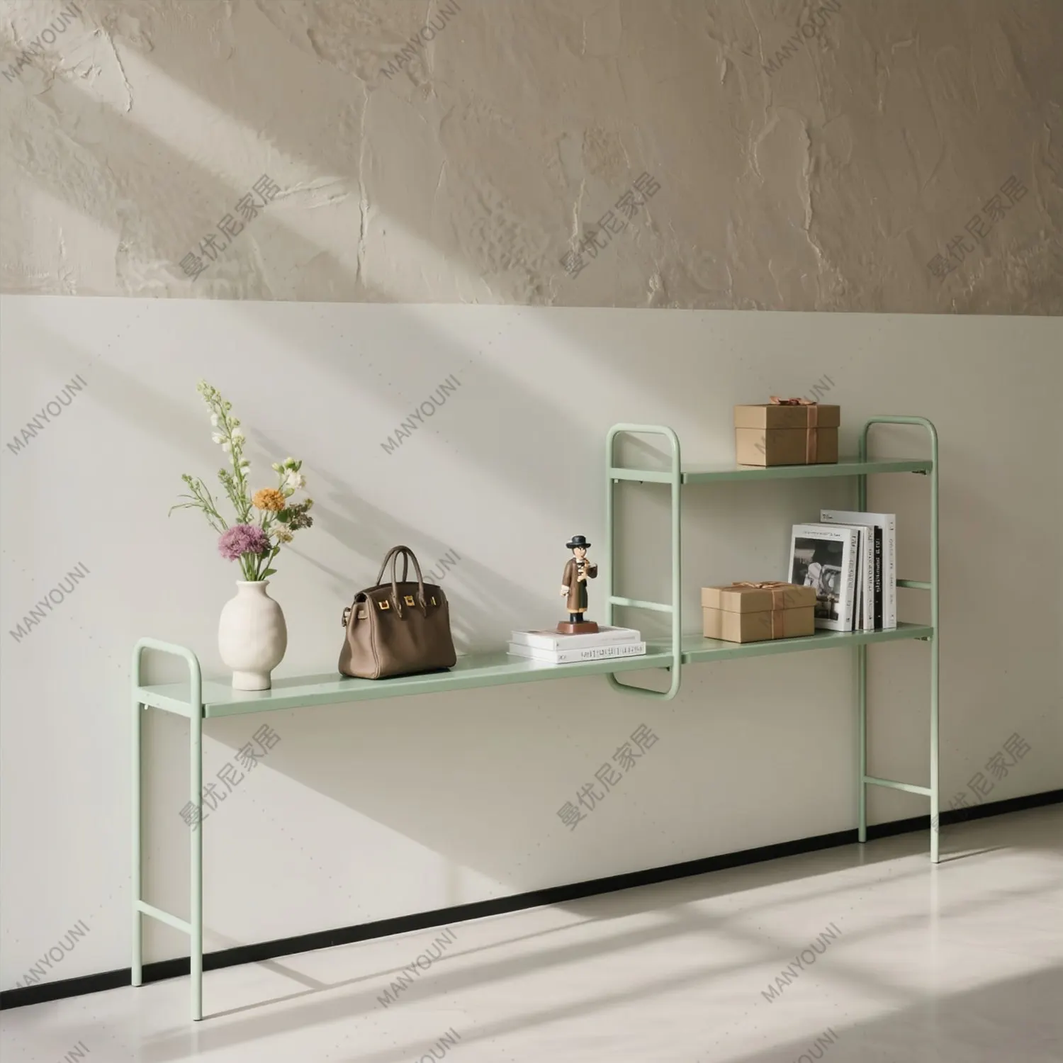 Shoe store shoe shelf shopping mall display rack multi-layer storage rack luggage clothing store shoe and bag display