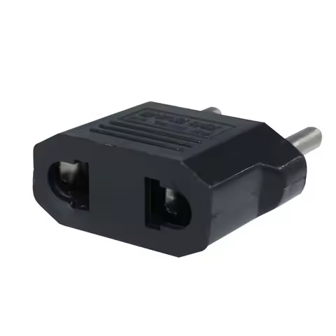 1Pcs US USA to European Euro EU Travel Charger Adapter Plug Outlet Converter European Travel Plug Adapter