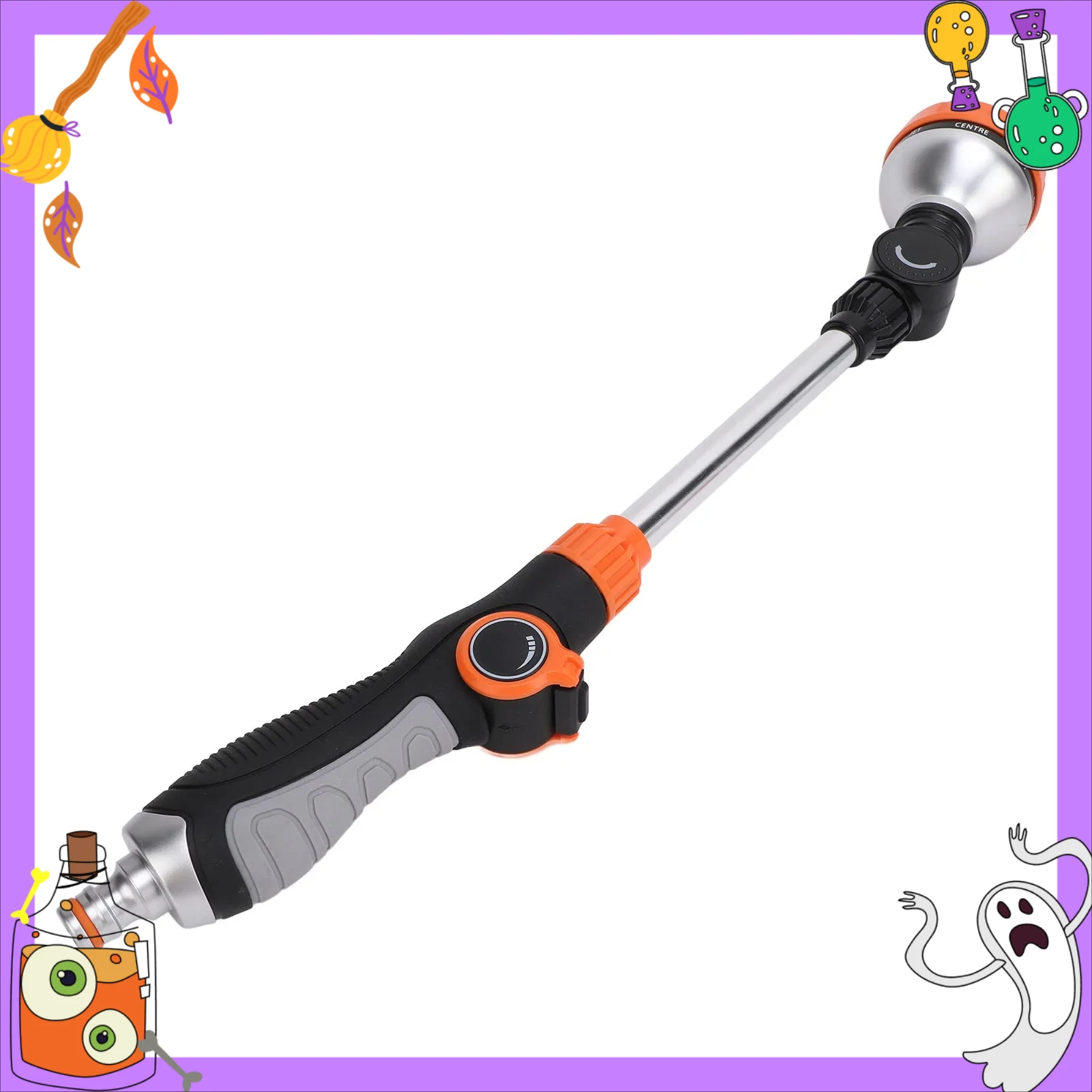 Garden Hose Wand 8 Patterns Multifunctional ABS TPR Aluminum Alloy Long Hose Nozzle Sprayer for Agriculture Irrigation Car Washi