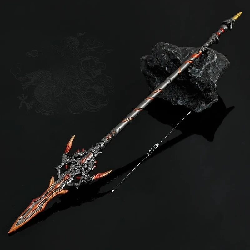 22Cm Nieuwe Martial Universe Anime Figuur Perifere Metalen Model Wapens En Rekwisieten Desktop Decoratie Ornamenten Verjaardagscadeautjes Speelgoed