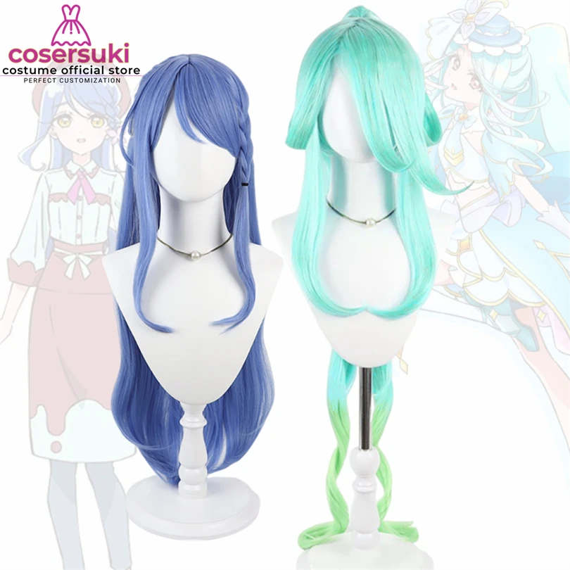Star Detective Precure Howa Kurea Cure Eclair Cosplay Wig Halloween Convention Headwear