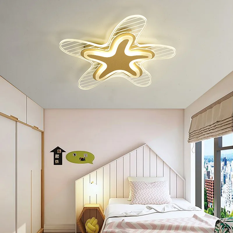 Novelty star Led Ceiling fixture lighting for Bedroom Bar Kitchen deco surface Lighting Children lamp led strip reading Lighting