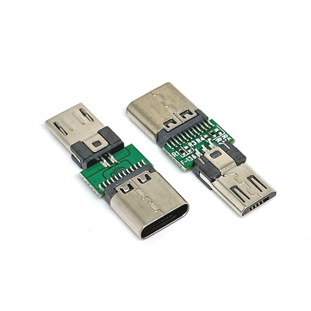 1/2/5/10Pcs Micro USB Female To Type C Male Adapter Converter for Android Smart Phone Tablet USB Type C To Micro USB Connector